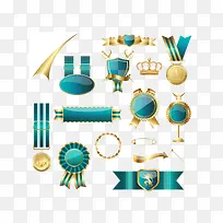 矢量渐变标签-空若网 矢量渐变标签-空若网