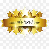 金色徽章标签-空若网 金色徽章标签-空若网