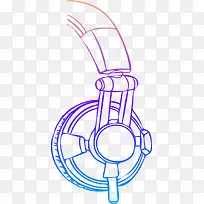 彩色渐变线条设计-空若网 彩色渐变线条设计-空若网