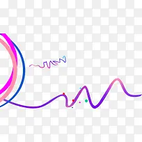 彩色渐变线条气泡-空若网 彩色渐变线条气泡-空若网