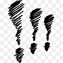 卡通手绘叹号!-空若网 卡通手绘叹号!-空若网