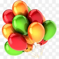 彩色卡通可爱气球-空若网 彩色卡通可爱气球-空若网