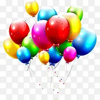 可爱卡通彩色气球-空若网 可爱卡通彩色气球-空若网