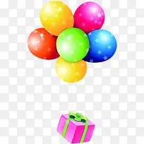 彩色星星手绘气球-空若网 彩色星星手绘气球-空若网