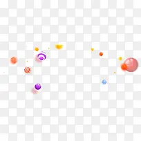 节日彩色圆球装饰-空若网 节日彩色圆球装饰-空若网