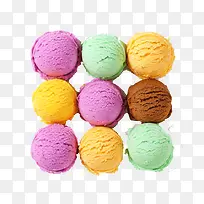 彩色冰淇淋球-空若网 彩色冰淇淋球-空若网