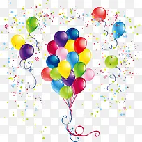 彩色卡通丝带气球-空若网 彩色卡通丝带气球-空若网