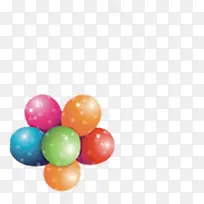 彩色卡通星光气球-空若网 彩色卡通星光气球-空若网