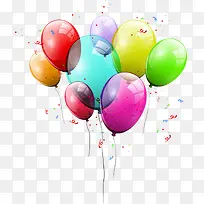 彩色气球新年展板-空若网 彩色气球新年展板-空若网