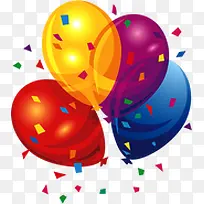 彩色卡通彩带气球-空若网 彩色卡通彩带气球-空若网