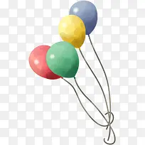 卡通手绘汽球-空若网 卡通手绘汽球-空若网