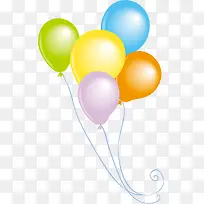 彩色卡通春天气球-空若网 彩色卡通春天气球-空若网