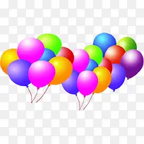 彩色重叠创意气球-空若网 彩色重叠创意气球-空若网