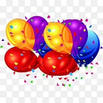 彩色手绘气球海报-空若网 彩色手绘气球海报-空若网