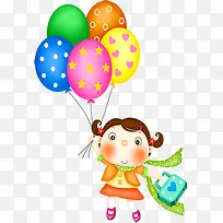 开学季彩色手绘气球-空若网 开学季彩色手绘气球-空若网