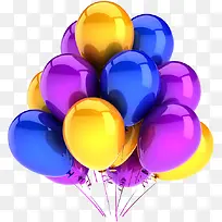 彩色气球生日活动-空若网 彩色气球生日活动-空若网