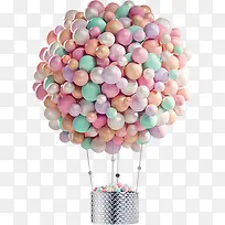 彩色珠光气球圆形-空若网 彩色珠光气球圆形-空若网