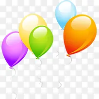 彩色气球卡通-空若网 彩色气球卡通-空若网