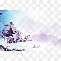 山水画素材-空若网 山水画素材-空若网