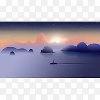 Ψ���⾳ɽˮ�廭-������