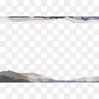 水墨山水边框-空若网 水墨山水边框-空若网