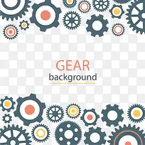 矢量齿轮装饰图案-空若网 矢量齿轮装饰图案-空若网
