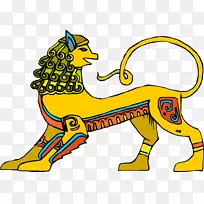 雕像狮子剪贴画-埃及-空若网 雕像狮子剪贴画-埃及-空若网