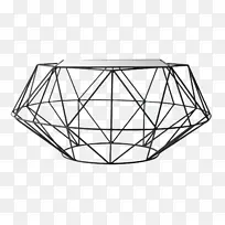 线型家具对称咖啡桌-空若网 线型家具对称咖啡桌-空若网