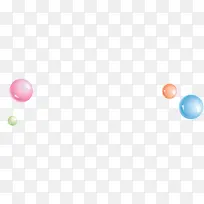 卡通彩色圆形气泡-空若网 卡通彩色圆形气泡-空若网