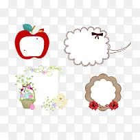 卡通手绘气泡-空若网 卡通手绘气泡-空若网