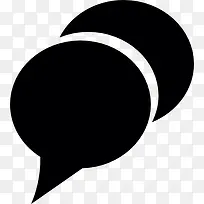 聊天气泡图标-空若网 聊天气泡图标-空若网