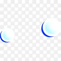 蓝边白色气泡冬季-空若网 蓝边白色气泡冬季-空若网