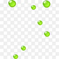 绿色可爱卡通气泡-空若网 绿色可爱卡通气泡-空若网