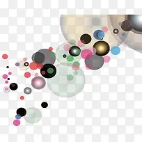 彩色梦幻气泡创意-空若网 彩色梦幻气泡创意-空若网