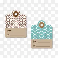 矢量装饰礼品标签卡-空若网 矢量装饰礼品标签卡-空若网