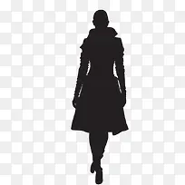 时尚女性剪影-空若网 时尚女性剪影-空若网