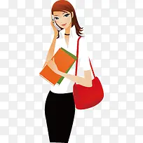 职场女性时尚红发美女-空若网 职场女性时尚红发美女-空若网