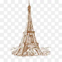 手绘铁塔-空若网 手绘铁塔-空若网