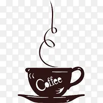 卡通手绘咖啡杯-空若网 卡通手绘咖啡杯-空若网