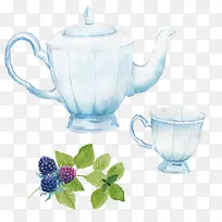 手绘茶壶-空若网 手绘茶壶-空若网