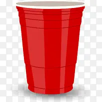 矢量手绘红色纸杯-空若网 矢量手绘红色纸杯-空若网
