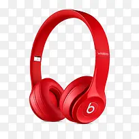 高清红色时尚耳机-空若网 高清红色时尚耳机-空若网