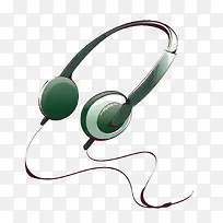 矢量时尚耳麦耳机-空若网 矢量时尚耳麦耳机-空若网