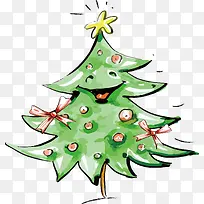 手绘卡通山楂树-空若网 手绘卡通山楂树-空若网