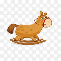 卡通木马矢量素材-空若网 卡通木马矢量素材-空若网