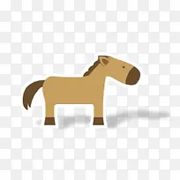 卡通手绘木马-空若网 卡通手绘木马-空若网