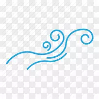 徽标蓝色字体-风透明背景-空若网 徽标蓝色字体-风透明背景-空若网