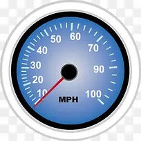 蓝色刻度表速度元素-空若网 蓝色刻度表速度元素-空若网