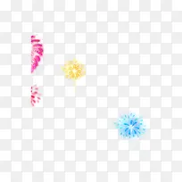 卡通手绘彩色烟花-空若网 卡通手绘彩色烟花-空若网