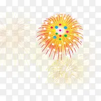 彩色炫丽烟花手绘-空若网 彩色炫丽烟花手绘-空若网